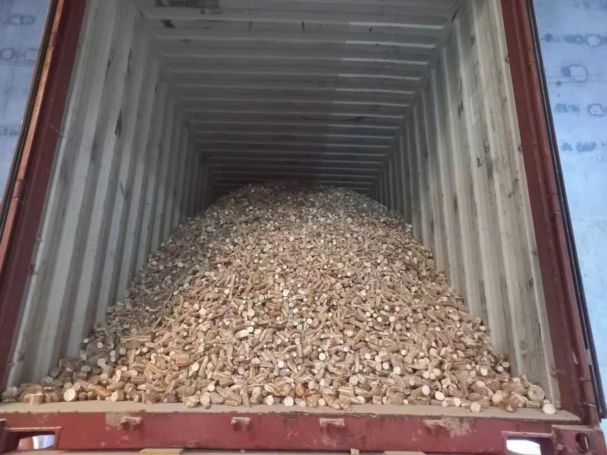 Agricultural cargo ready for export